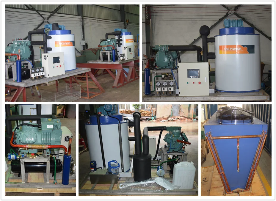 Kenya 2sets 5ton flake ice machine