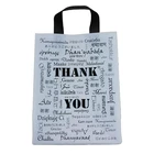 Biodegradable custom print soft loop handle plastic bag for gift