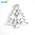 New design stainless steel christmas tree cookie cutter