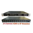 UDP Streaming Server MPEG-4 AVC HD H264 to DVB-C DVB-S Encoder Modulator DVB-T Digital RF Modulator