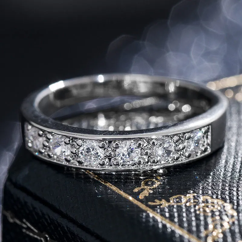 CAOSHI Wedding Band Unisex Couple Ring Engagement Silver Couple Rings Plated 925 Sterling Silver Band
CAOSHI Wedding Band Unisex Couple Ring Engagement Silver Couple Rings Plated 925 Sterling Silver Band