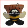 Funny resin bee animal custom seed gift flower pot