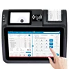 Mifare card wireless Android POS terminal with printer 10.1 inch pos machine with NFC reader barcode scanner payment POS GC039E