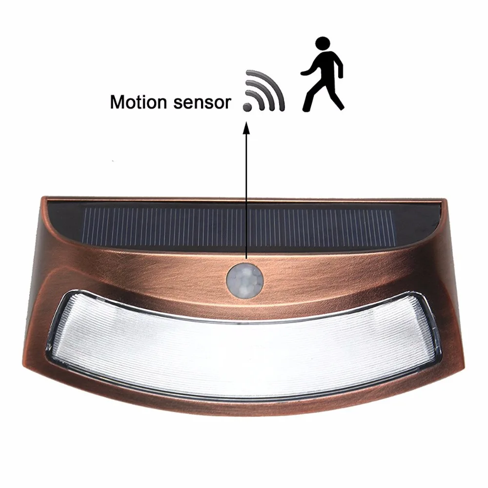 led outdoor solar wall light 22