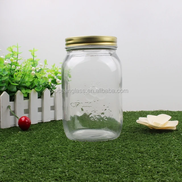 mason jar embossed