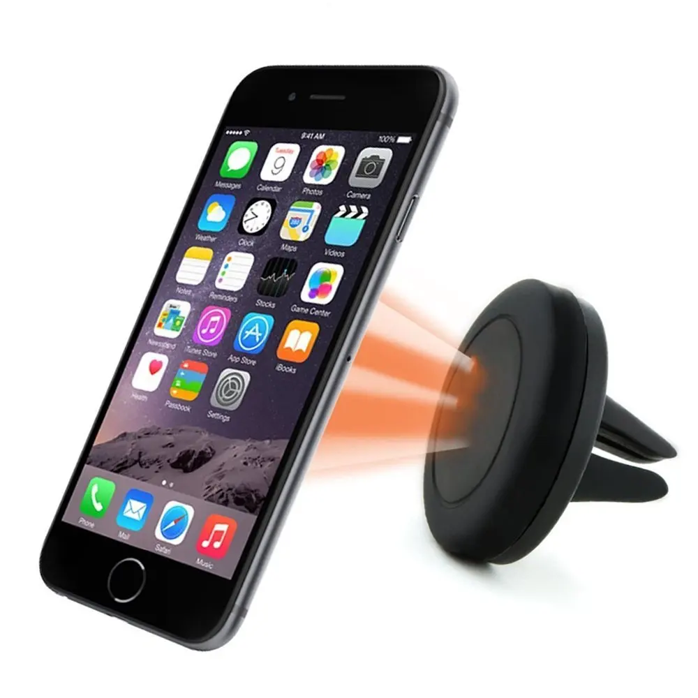Universal Car holder Mount Air Vent Mobile Cell Phone Magnetic Car Holder, Black
Universal Car holder Mount Air Vent Mobile Cell Phone Magnetic Car Holder, Black