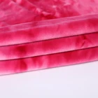 Factory wholesale Irregular pattern polyester single jersey tie-dyed fabric knitted