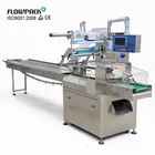 مصنع معدات التعبئة والتغليف وسادة حزمة المعكرونة المعكرونة flowrapper التلقائي التفاف التدفق الأفقي آلة التغليف للأغذية