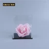 High Quality Custom Clear Acrylic Display Box Acrylic Cube with Black Base