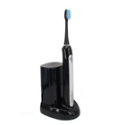 Wireless Rechargeable Custom Private Label Smart Sonic toothbrush electronic with double head electric toothbrush