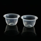 Biodegradable compostable plastic container bowl yogurt packaging cups disposable plastic bowl