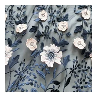 The factory outlet 100% polyester navy 3d flower french lace fabric
The factory outlet 100% polyester navy 3d flower french lace fabric