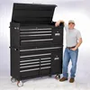 Chinese supplier 72 inch multi- layer drawers Stainless tool chest with casters
