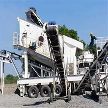High efficiency small cone crusher hard stone mobile crushing plant for sale