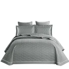 luxury 100% cotton quilt hotel bed linen bed cover set bedding