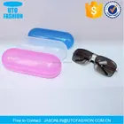 YT8010 translucent white mini chubby baguette personalized hard pvc sunglasses case