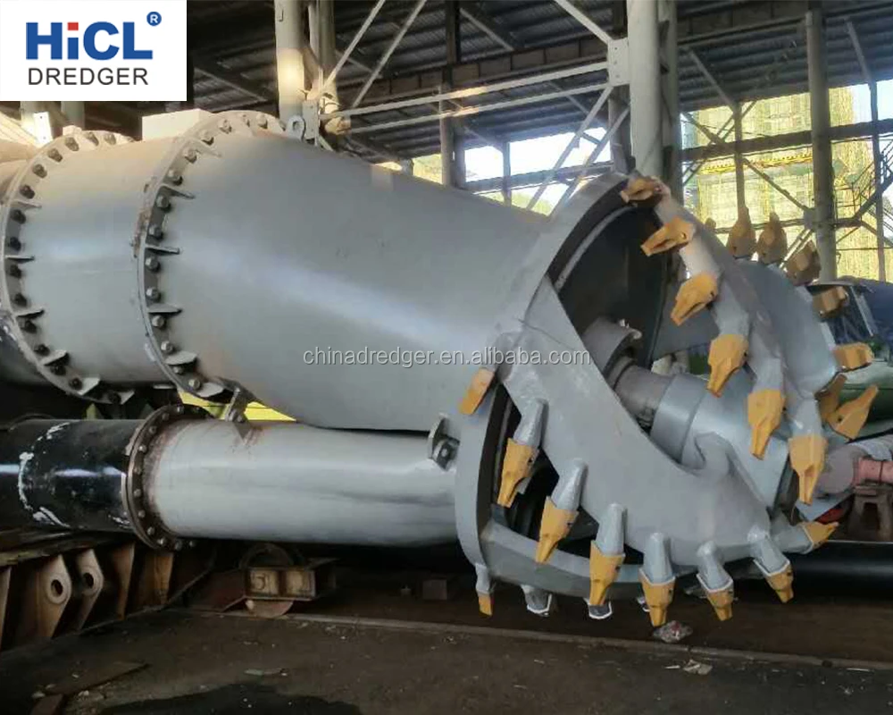 china hicl dredger shipyard 26inch 6000m3/h cutter suction