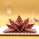 17 Gsm Decoupage Luxury Flower Fancy Wedding Prefold Hotel Table 3D Cocktail Party Material Paper Napkin Manufacturer With Fsc