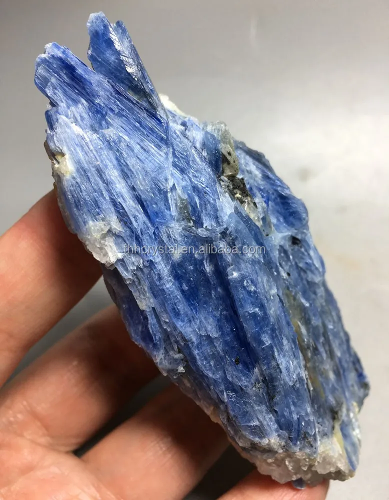 hou sale natural rough big blue kyanite crystal stone healing