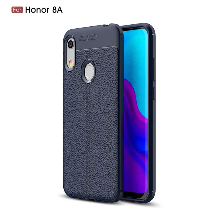 Premium Litchi Leather Pattern TPU Back Cover Case for Huawei Honor 8A, Black;navy blue;red;gray
Premium Litchi Leather Pattern TPU Back Cover Case for Huawei Honor 8A, Black;navy blue;red;gray