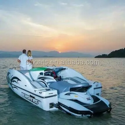 SANJ waverunner engine 4 stroke 1300cc 1500cc small inboard water scooter match with runabout mini jetski engine price factory