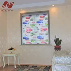 modern home center printed cartoon pattern children blackout roller zebra blinds
