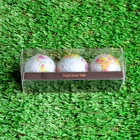 Golf Golf Ball Transparent Box 3 Piece Gift Box Plastic Packaging Box