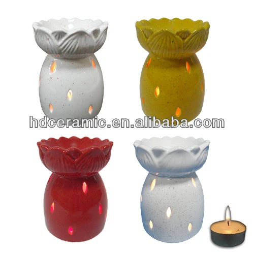 ceramic oil warmer lamp,small ceramic oil lamp