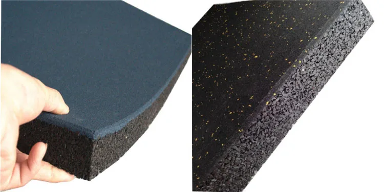 health and high density rubber tile for outdoor playground floor