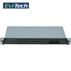 LGA1150 1U standard network security computer with 8*LANs and 2/4*SPF connector