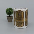 Private Roll Printing Aluminum Metal Custom Coffee Bags Packaging Label Sticker