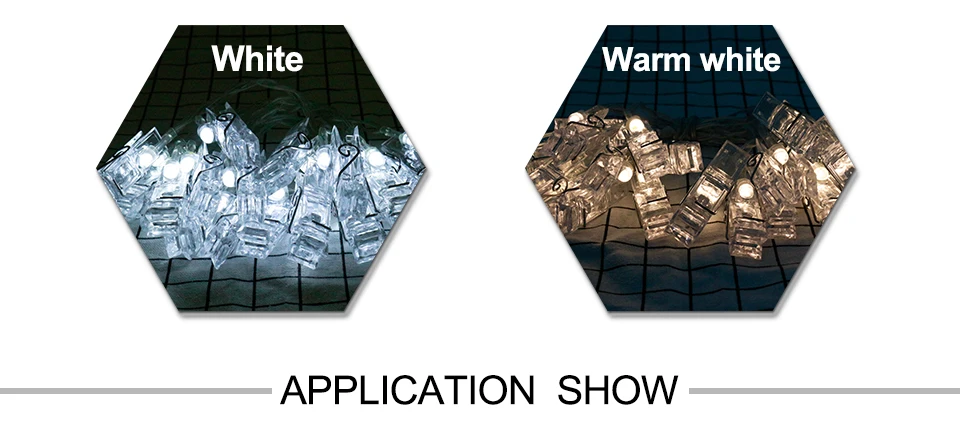 USBbattery powered led photo clip fairy string light christmas garland 1030 led clip fairy light for party home decoration (9)