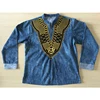 Royal wolf long kurtas with jeans manufacturer golden embroidered shirt with side split ladies kurti and jeans kurti tops