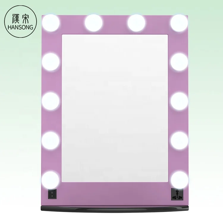 Whole Metal Frame and Backing Makeup Cosmetic Mirrors Hollywood Style Lighted Vanity Makeup Mirror, Customized color
Whole Metal Frame and Backing Makeup Cosmetic Mirrors Hollywood Style Lighted Vanity Makeup Mirror, Customized color
