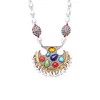 xl01926 Colorful Gemstone Fashion Wedding Jewelry Pearl Beads Making Pendant Necklace