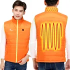 photography heated hunting vest outdoor men multi functional pockets vest outdoor 5v rechargeable vest