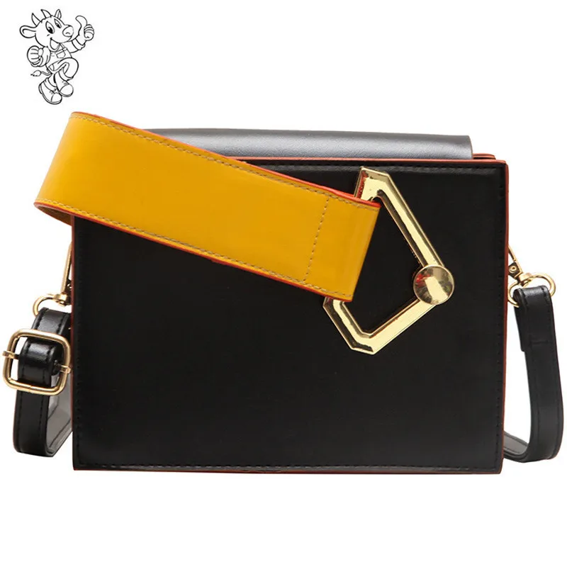 Hot Sale 2019 New Ins Style Color matching Pu Leather Shoulder Small Square Bags Women Handbags, Black.white
Hot Sale 2019 New Ins Style Color matching Pu Leather Shoulder Small Square Bags Women Handbags, Black.white