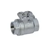 1/2 with direct mnouting pad 2pc double union ball valve