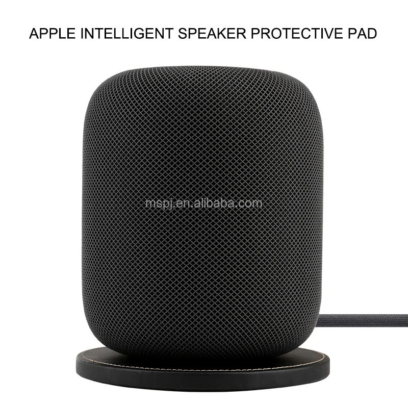 Anti-slip PU leather Protective Pad Stand for Apple Speaker HomePod, Black/gray
Anti-slip PU leather Protective Pad Stand for Apple Speaker HomePod, Black/gray