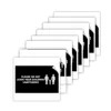 Please Do Not Leave Your Children Unattended Style 2 LABEL DECAL STICKER 10 inches x 7 inches