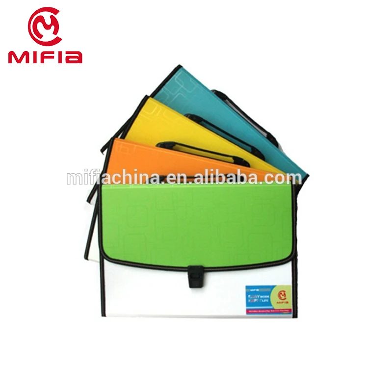 MIFIA FC custom size PP plastic document Expanding file Folders