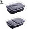 6838 Square PP plastic storage microwave disposable takeaway food container