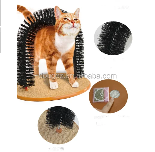 Factory Hot perfect Cat Arch Groomer Massager and Scratcher With Catnip As Seen On TV Cat Scratcher scratching toy, Black
Factory Hot perfect Cat Arch Groomer Massager and Scratcher With Catnip As Seen On TV Cat Scratcher scratching toy, Black