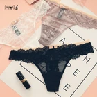 SixRabbits Ladies Panties Sexy Low Rise small Lace sexy transparent ladies underwear panties thong