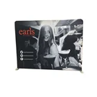 custom size 2.3x2.3m graphic fabric tube display advertising banner stand