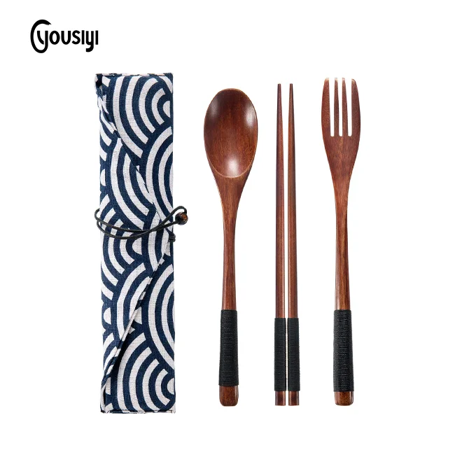 Eco Friendly Disposable wooden biodegradable Reusable Wooden Bamboo Cutlery Travel Set
Eco Friendly Disposable wooden biodegradable Reusable Wooden Bamboo Cutlery Travel Set