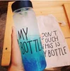 Korea Style Plastic Clear my bottle/sports Lemon Juice water bottle