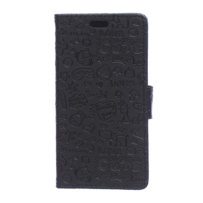 Cartoon Leather Case for ZTE Blade L3 Faerie Wallet Flip Leather Case Magnetic Flip Cover for ZTE Blade L3 + Card Pocket