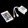 2016 new arrival 24Key IR Remote Controller Box AC/DC 12V For LED RGB 3528/5050 Light Strip