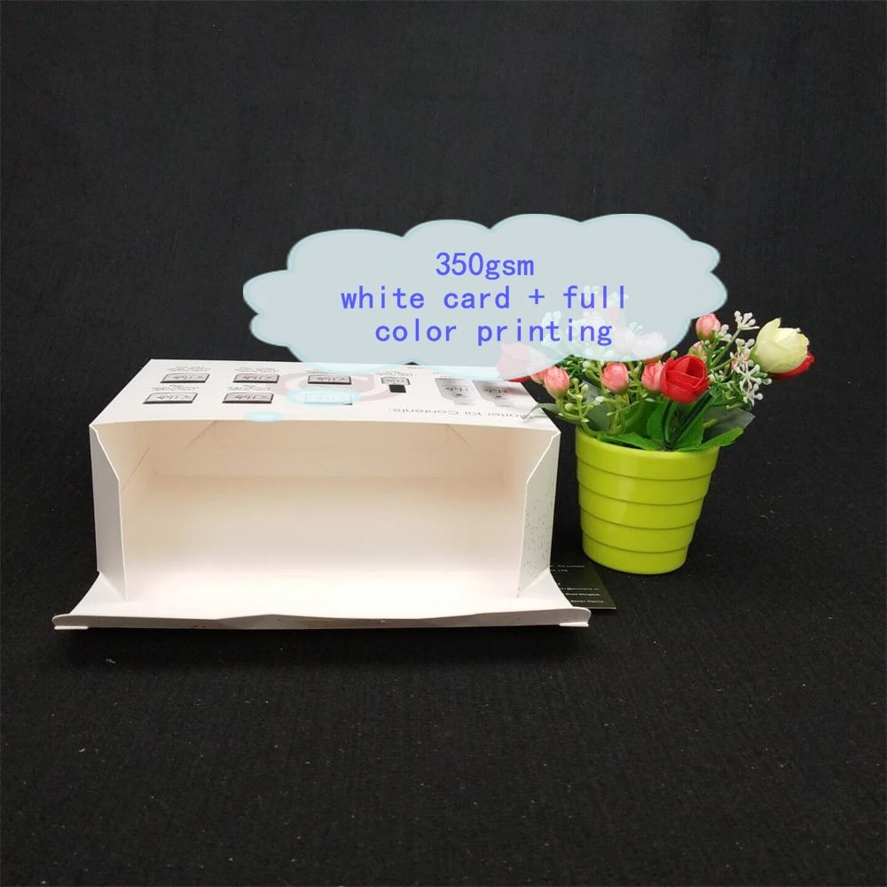 customized full color printing matt lamination paper box for